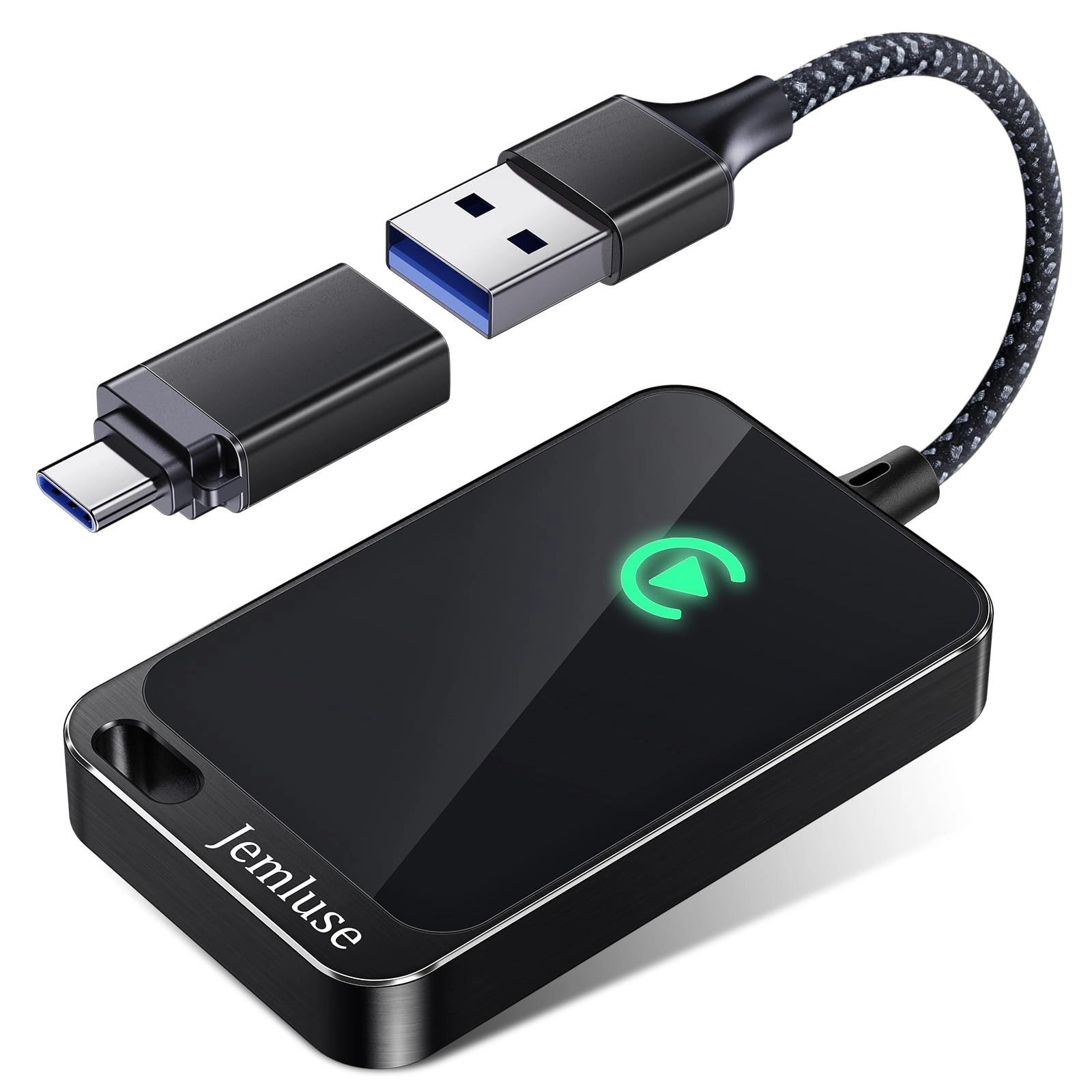 Jemluse Wireless CarPlay Adapter for iPhone - USB C Multi-User
