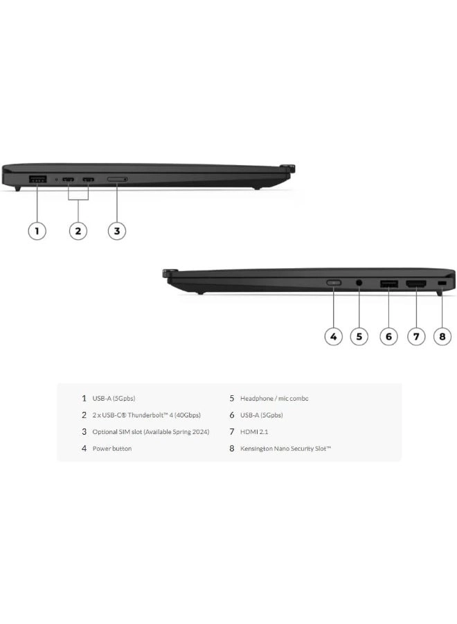 ThinkPad X1 Carbon Gen 12 - 14'' Core Ultra 7 155U 32GB DDR5 512GB SSD