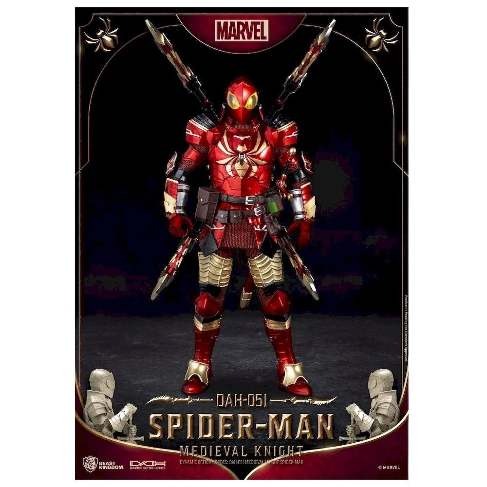 Beast Kingdom Dynamic 8Ction Heroes Spider-Man - Medieval Knight - 20cm (DAH-051)