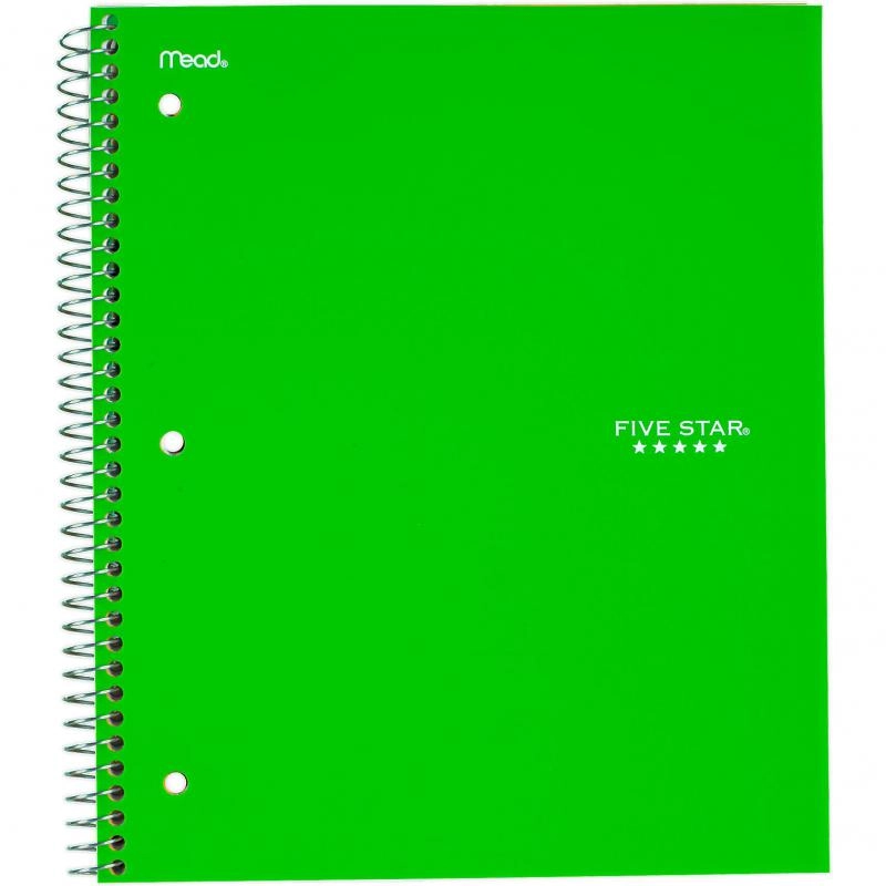 Notebook 8.5 X 11 Spiral - Grid 100 Sheets