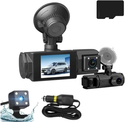 Three-lens driving recorder - 1080P 30FPS