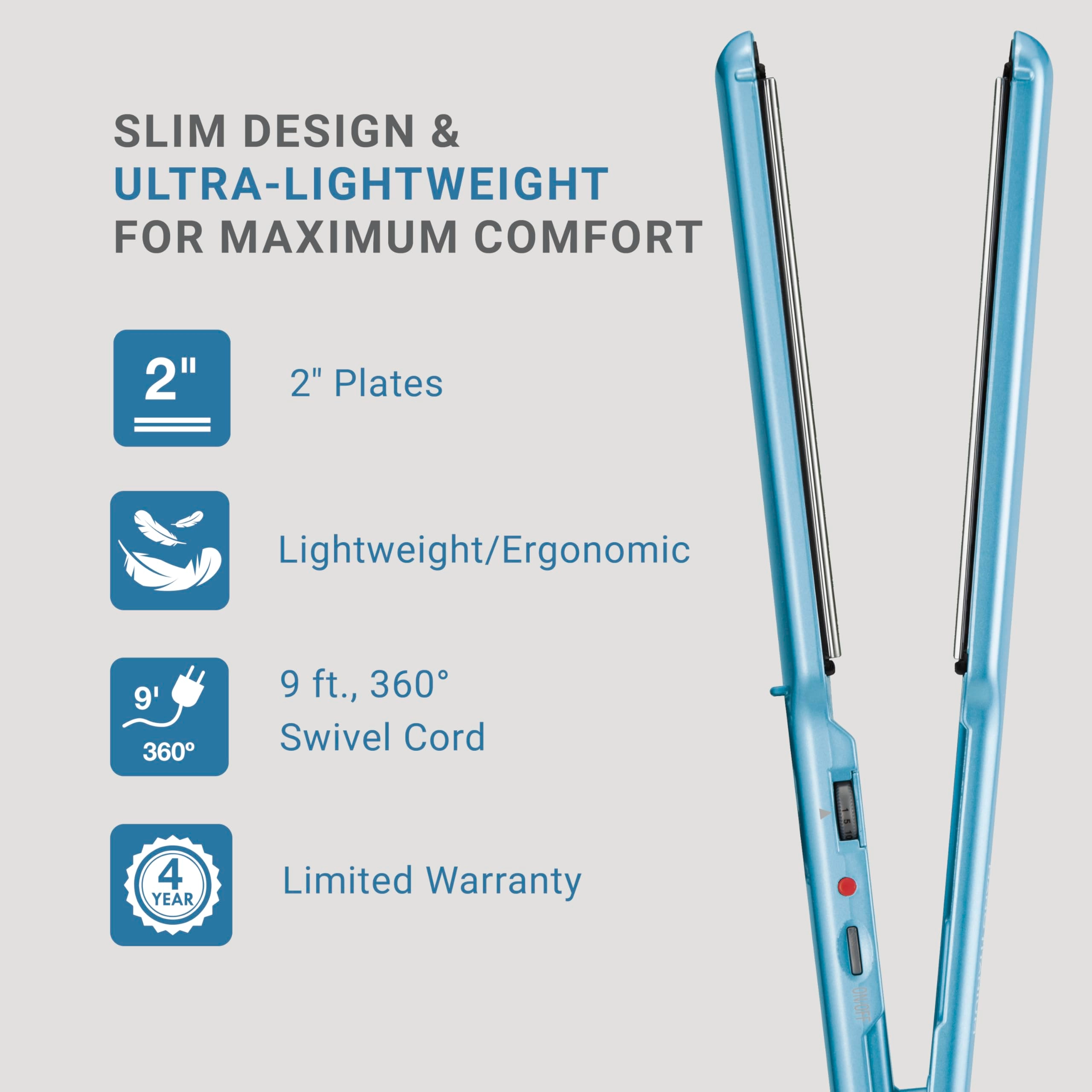 Nano Titanium Ultra-Thin Flat Iron - 1 inch