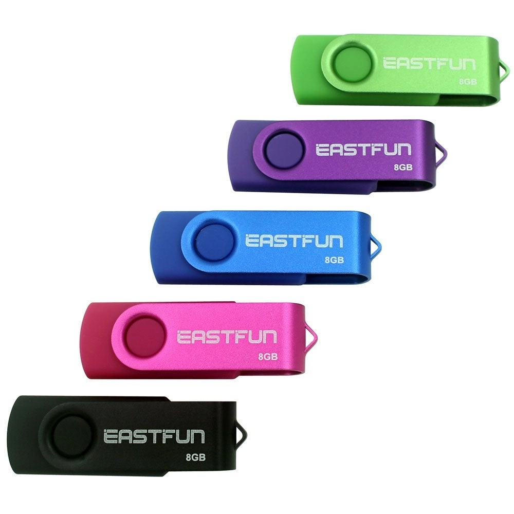 EASTFUN USB Flash Drive - USB 2.0 8GB Pack