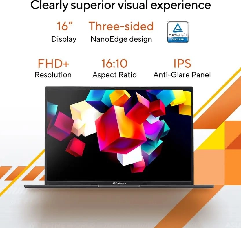 Vivobook 16 M1605YA - 16'' Ryzen 7-7730U 8GB DDR4 512GB SSD