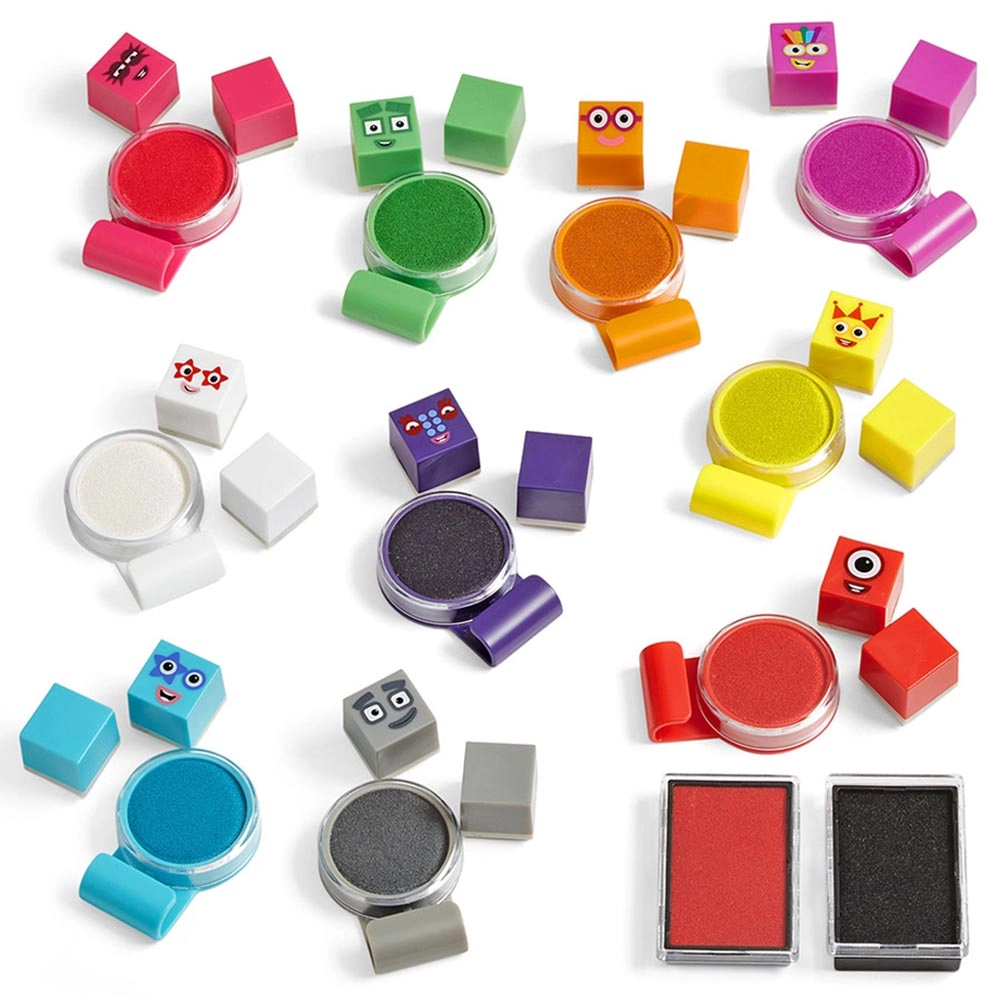 Numberblocks Stamp Activity Set - Suitable for 3 years & above 32 pieces
