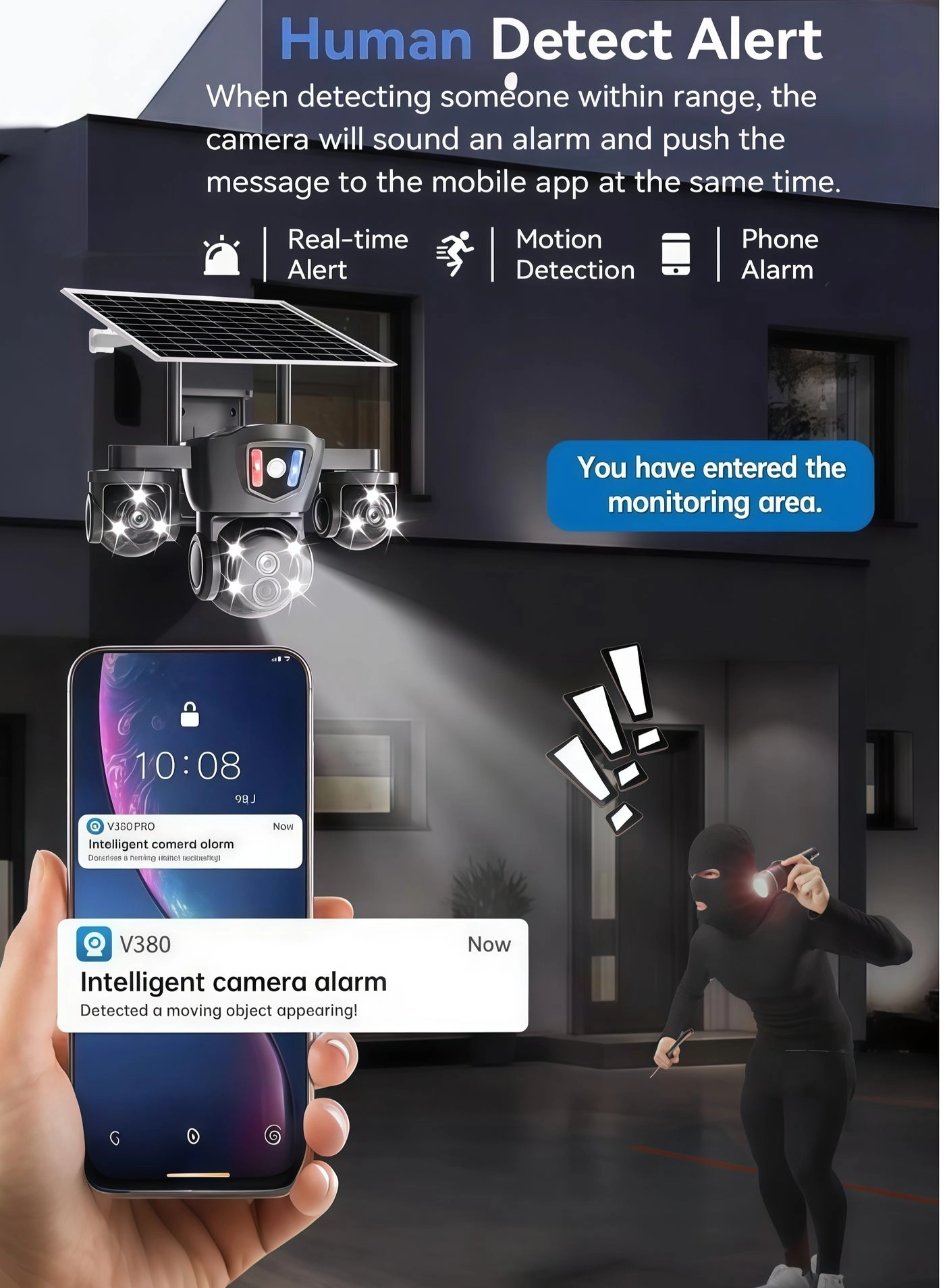 Outdoor Security Camera 6K