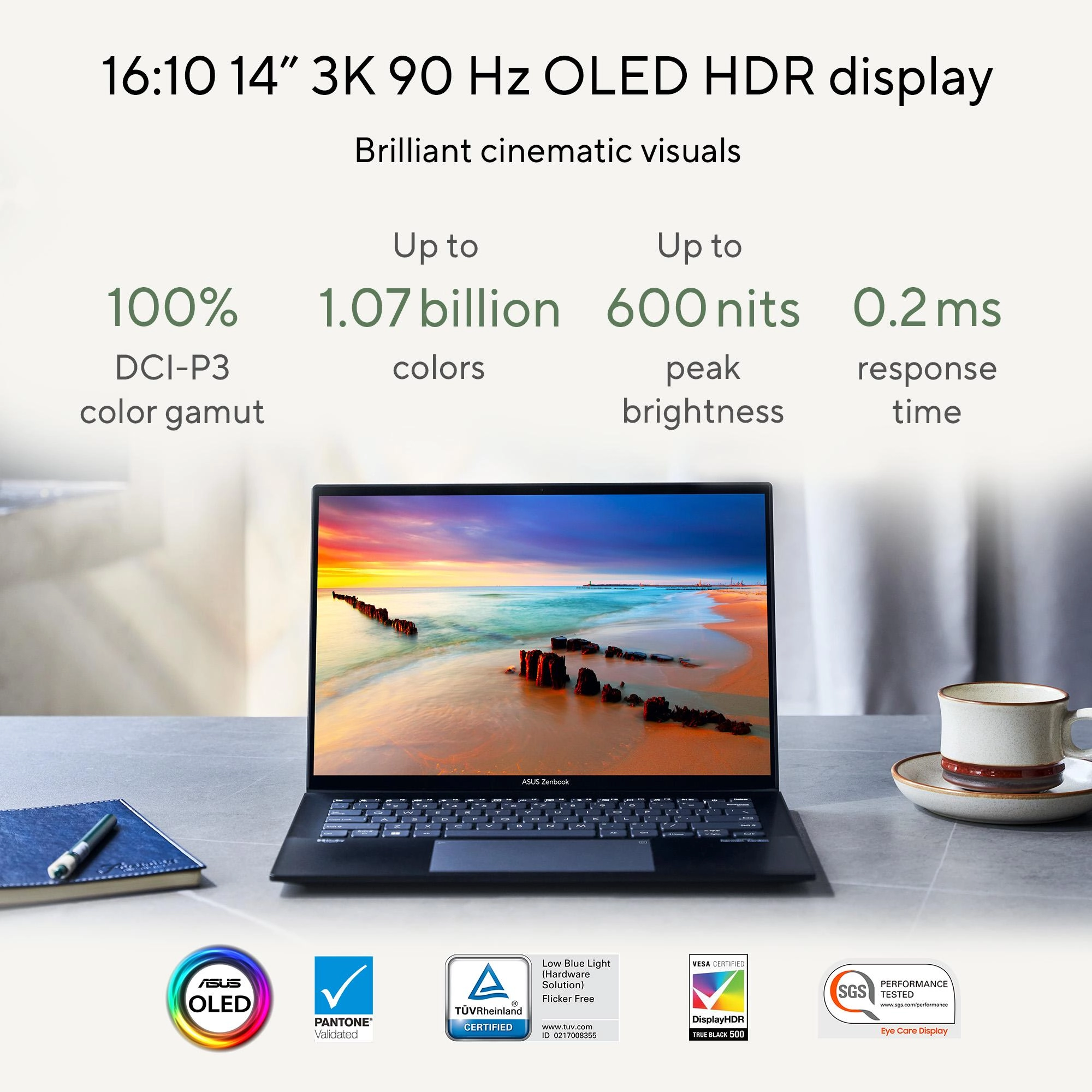 Vivobook S 14 M5406 - 14'' Ryzen 7-8845HS 16GB DDR4 512GB SSD