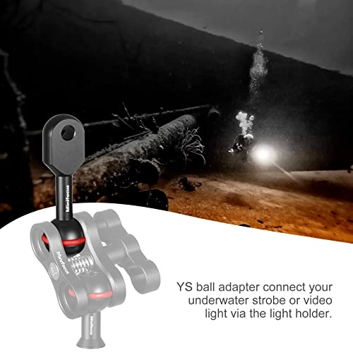 YS head mount arm - 2PCS 3.35"/8.5cm 1" ball