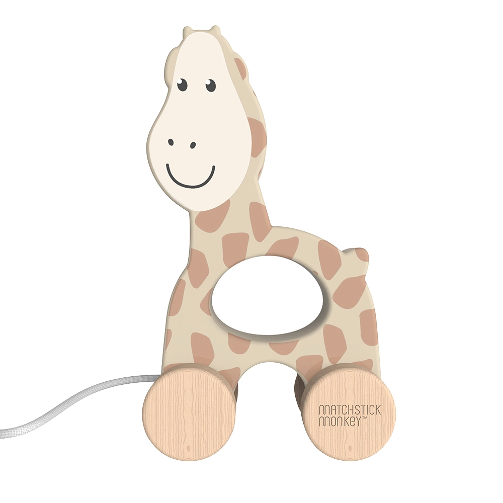 Matchstick Monkey Playtime Pull Along - Giraffe