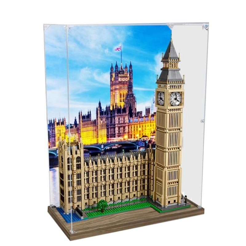 HCAEIOFJ Acrylic Display Case for LEGO 10253 - Big Ben
