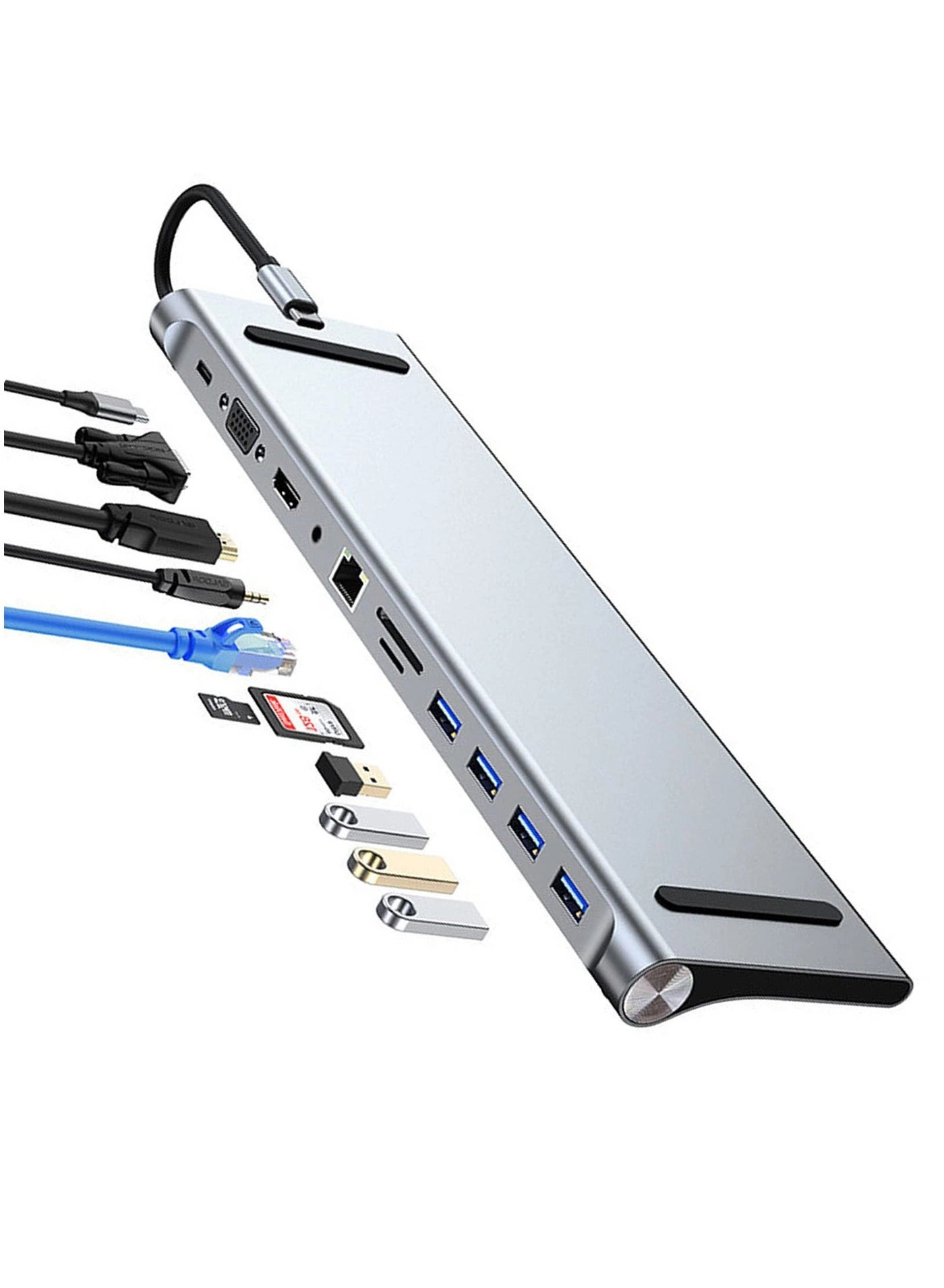 SOLARAE 11 in 1 USB C docking station - USB 3.1 Type-C