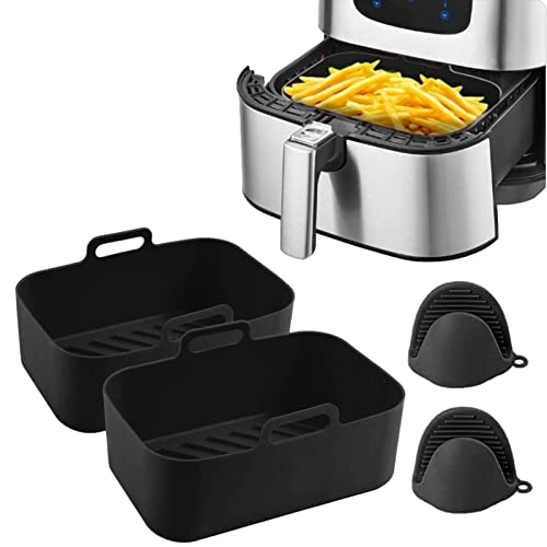 Air Fryer Silicone Pot - Silicone 2pcs