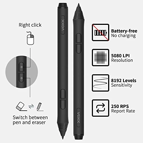Graphics Drawing Tablet - 10x6 Inch 8192 Levels