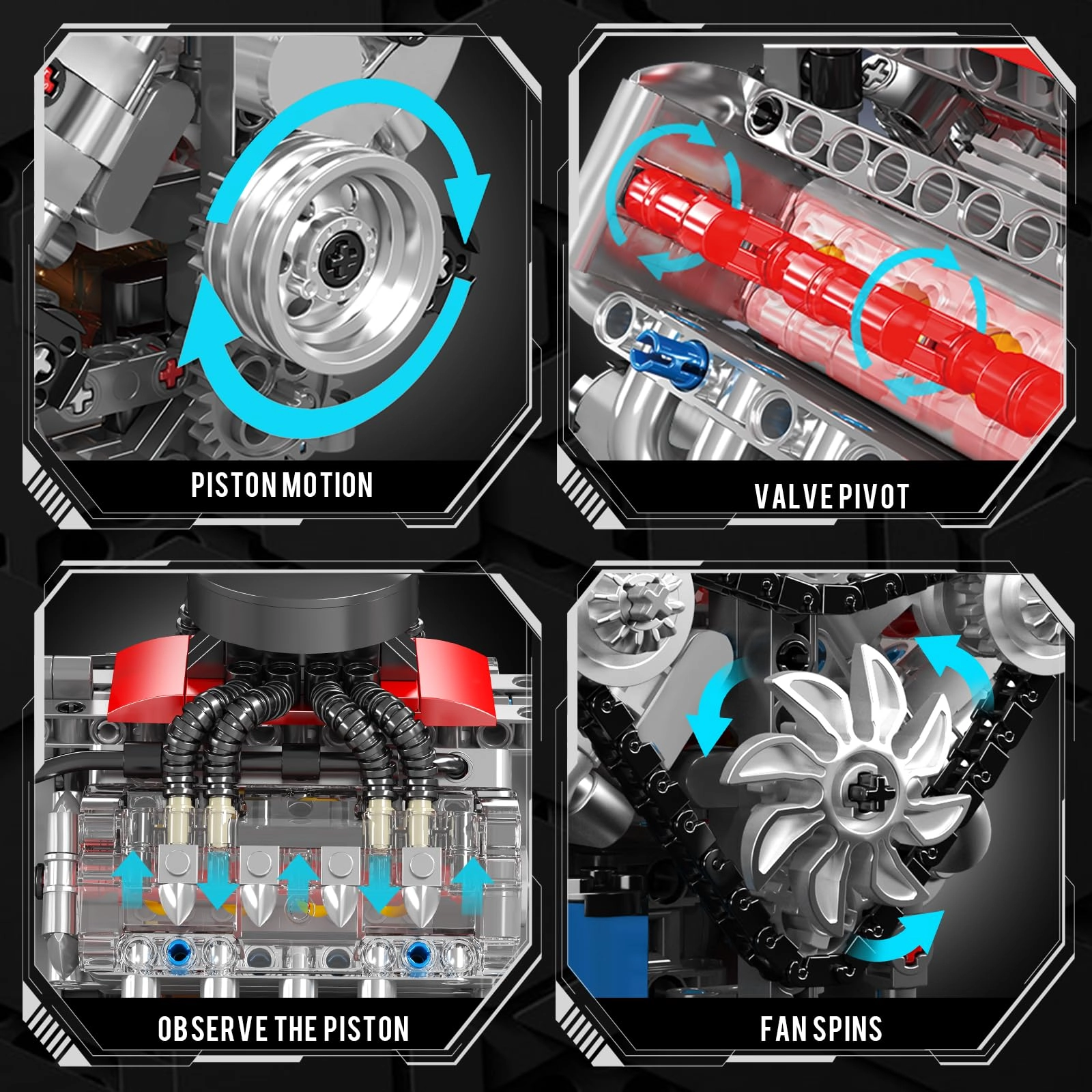 V8 Engine - 487 pcs