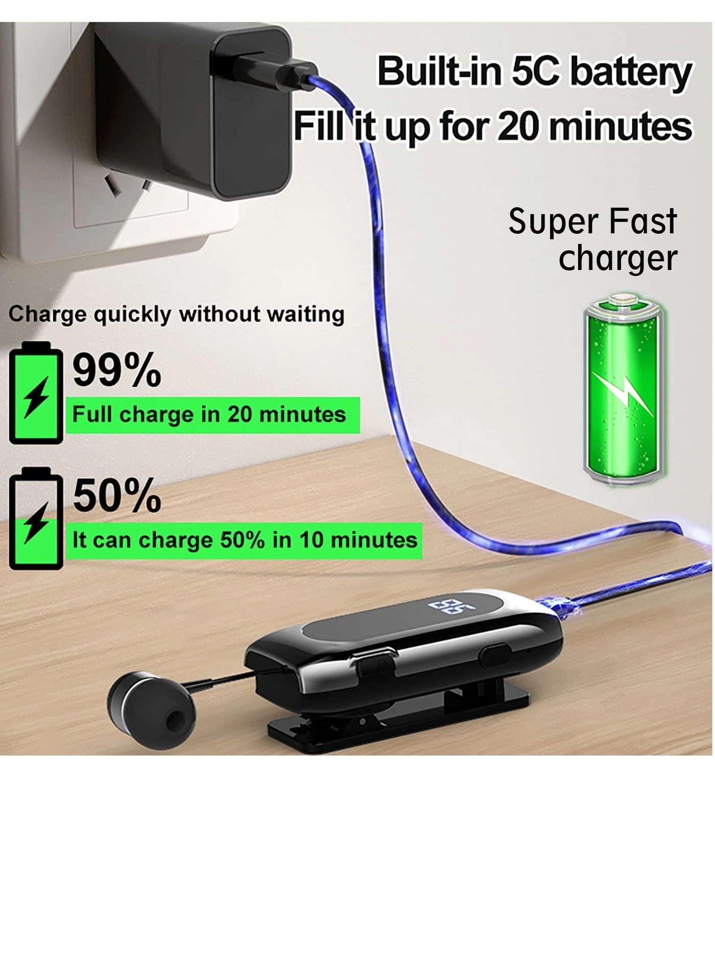 Neckband Bluetooth - Wireless Headphone