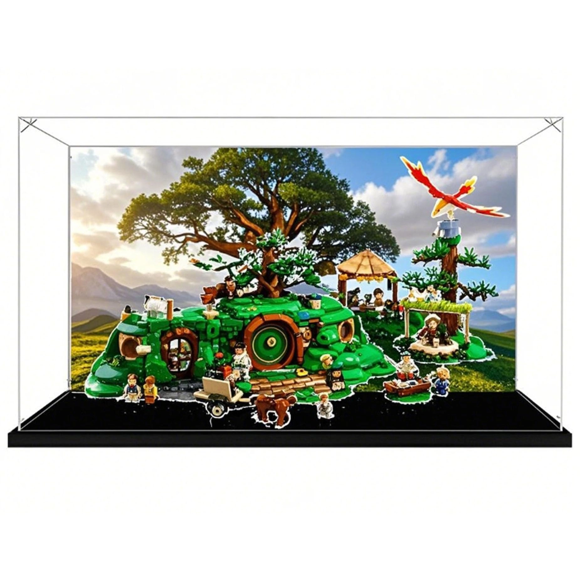 Acrylic Display Case for LEGO Char Block Model 10354