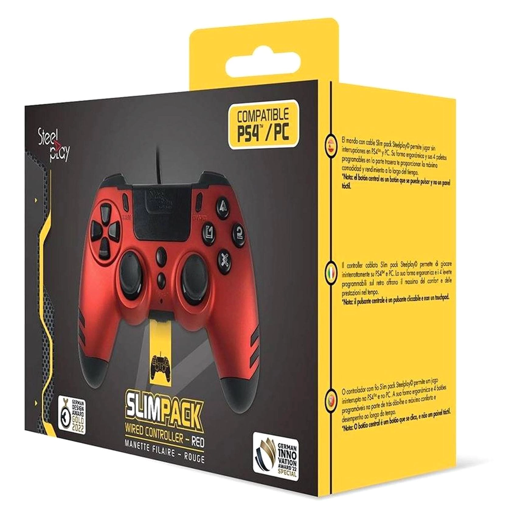 Slim Pack - Red PlayStation 4/PC