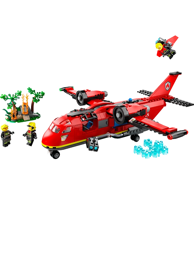 City Fire Rescue Plane - 6+ 3 Minifigures