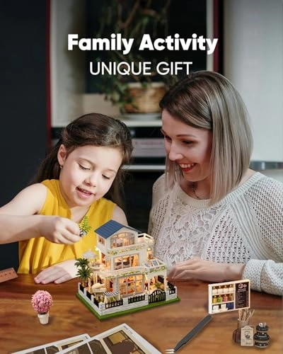 Miniature House Kit - Blue Mansion