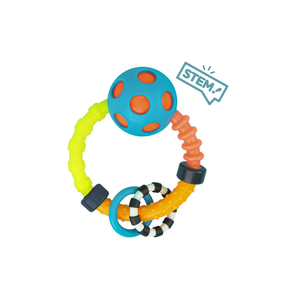 Sassy Bend & Flex Barbell Rattle - Suitable for 6 months & above