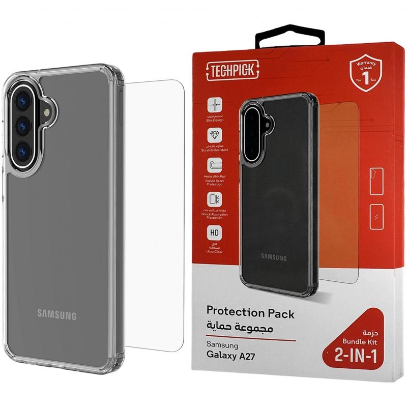 Clear Case + Tempered Glass - Clear for Samsung Galaxy A37 5G