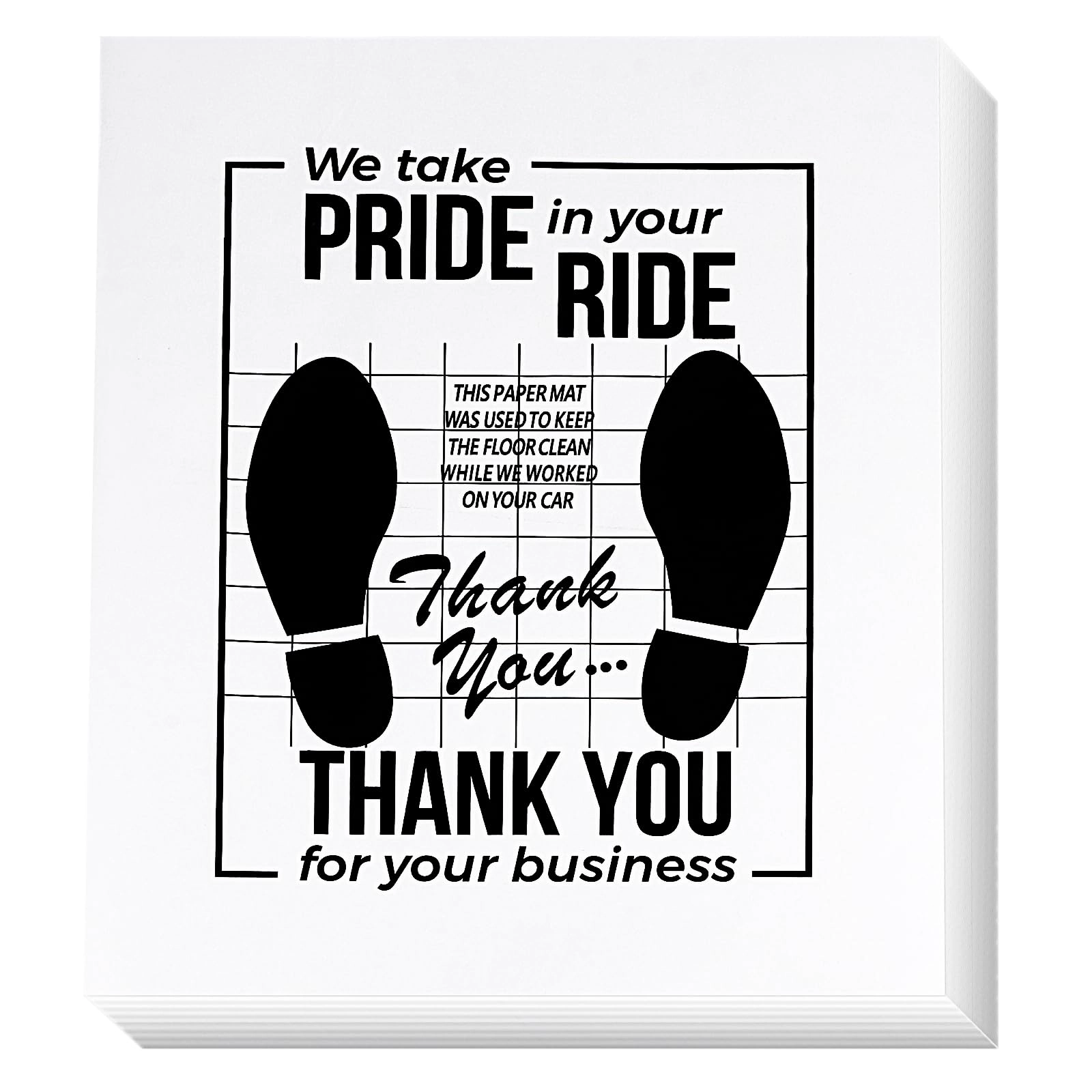 faduoali Car Paper Floor Mats
