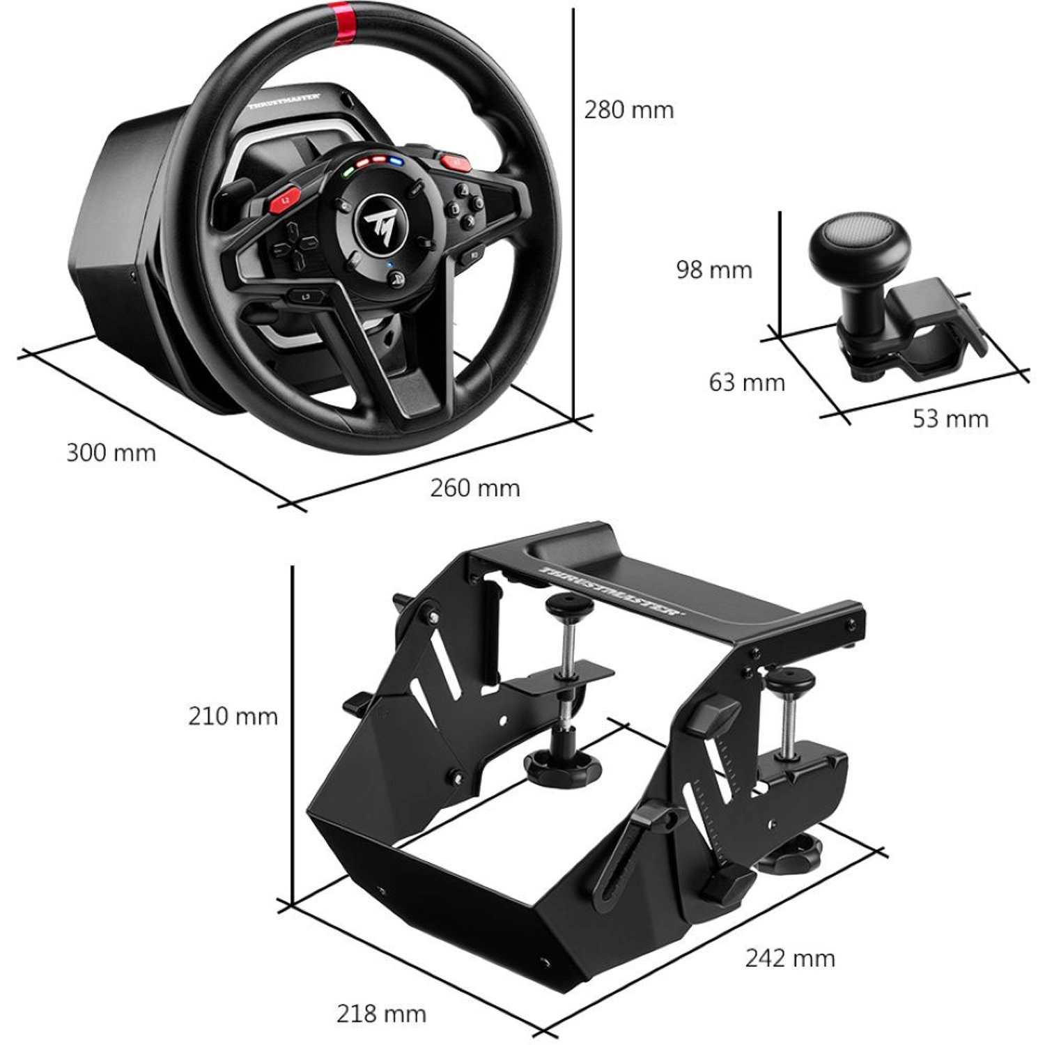 T128 SimTask Pack Racing Wheel & Pedals