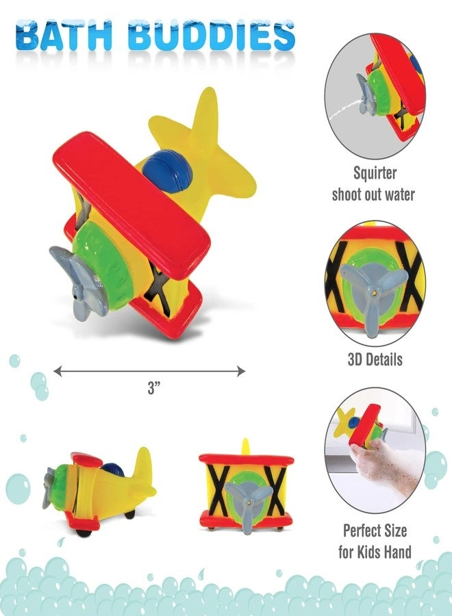 DolliBu Biplane Squirter - Floating Rubber Bath Squirt
