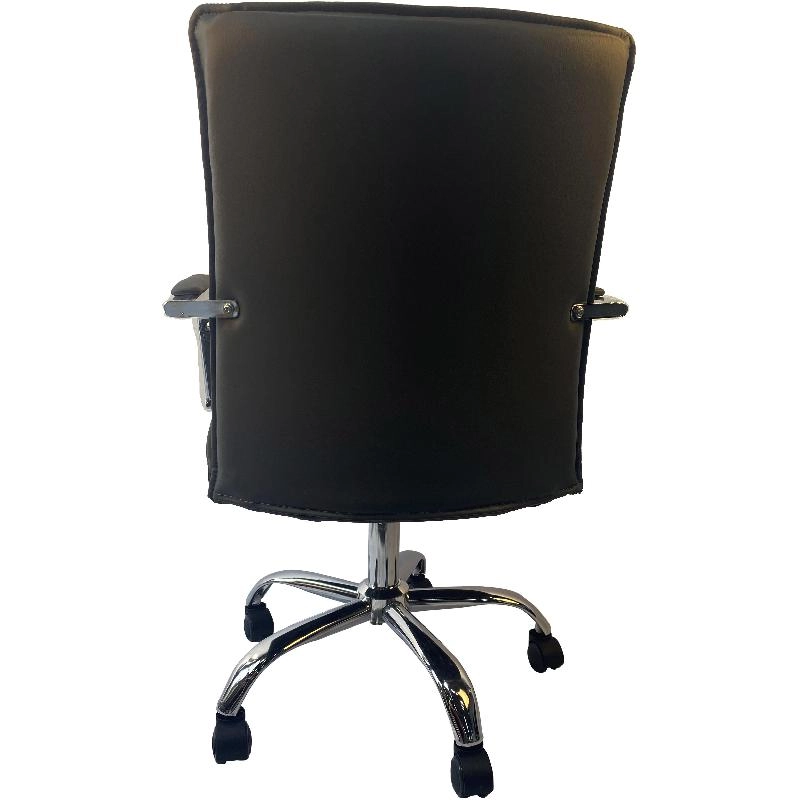 Executive Chair - Black PU Leather in Plastic Frame