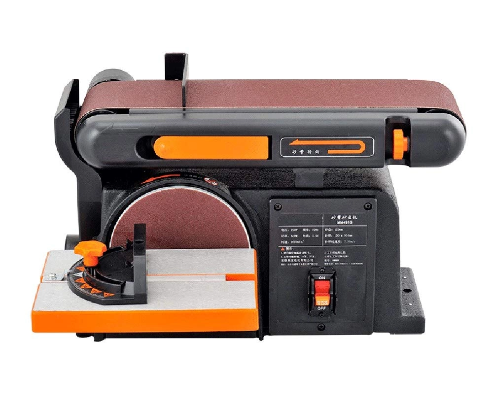 NEKOUN Woodworking Belt Disc Sander - Multifunctional Electric Polisher 370W/750W