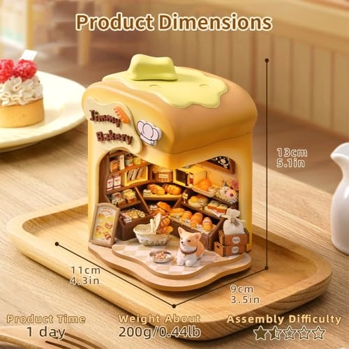 3D Wooden Puzzle Bookshelf Insert - Library of Books 1:24