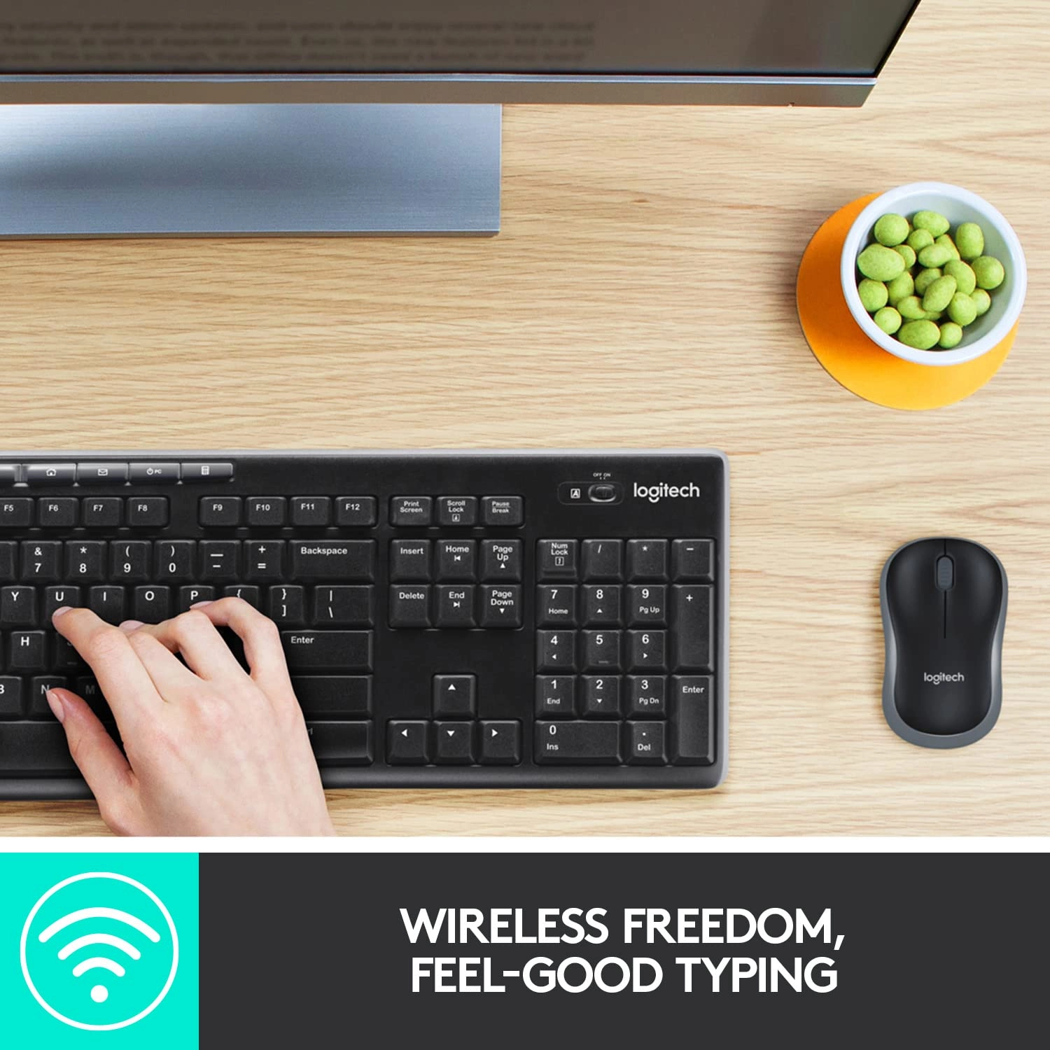 MK270r - QWERTY Wired/Wireless