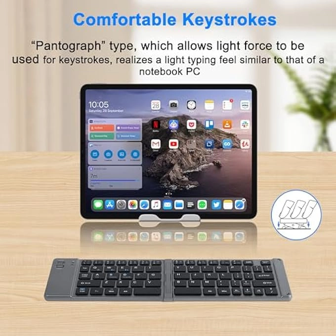 Foldable Bluetooth Keyboard - Wireless