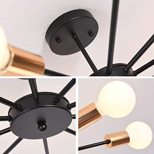 Modern Sputnik Chandeliers - Dimmable