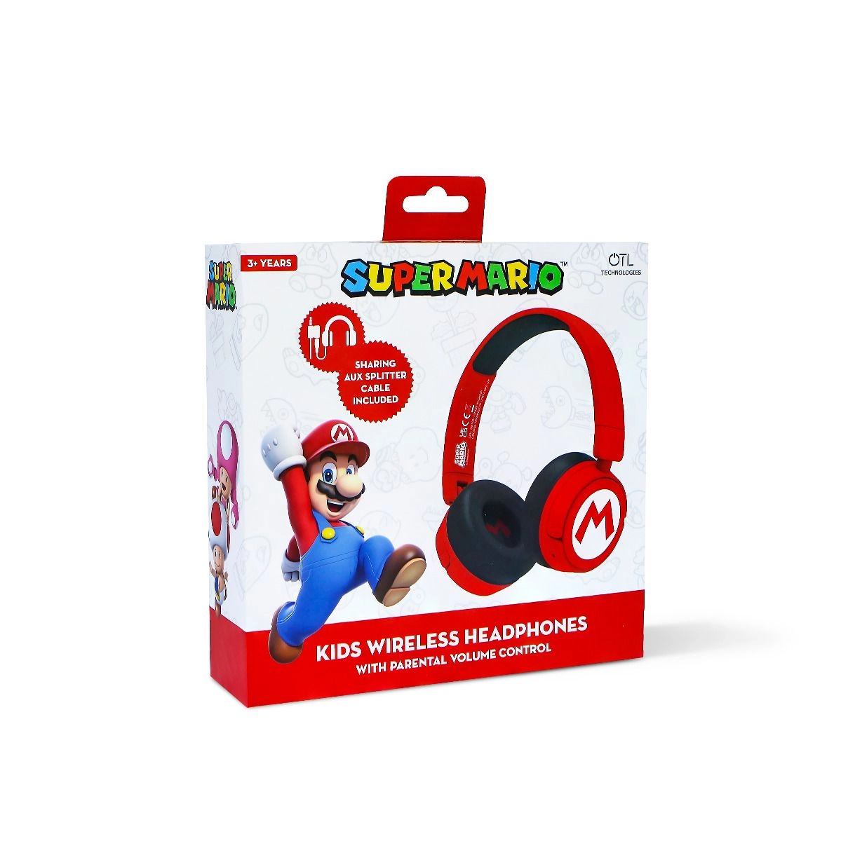Super Mario Logo Kids - Wireless Headphone