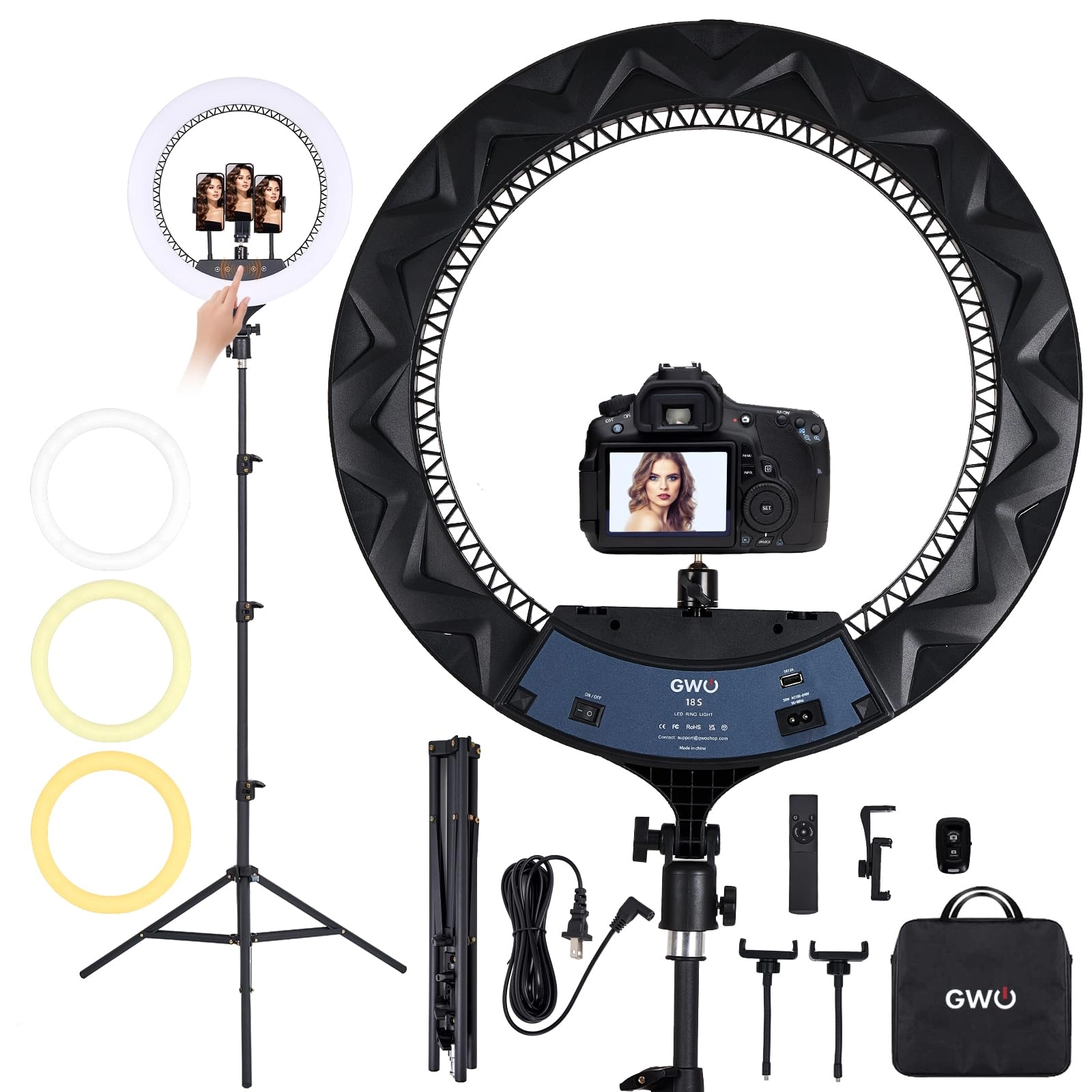 GWO LED Ring Light - 18 inch