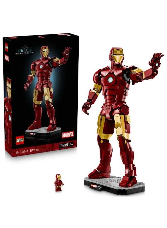 LEGO Marvel Iron Man Mark 3 Collectors’ Edition 76344