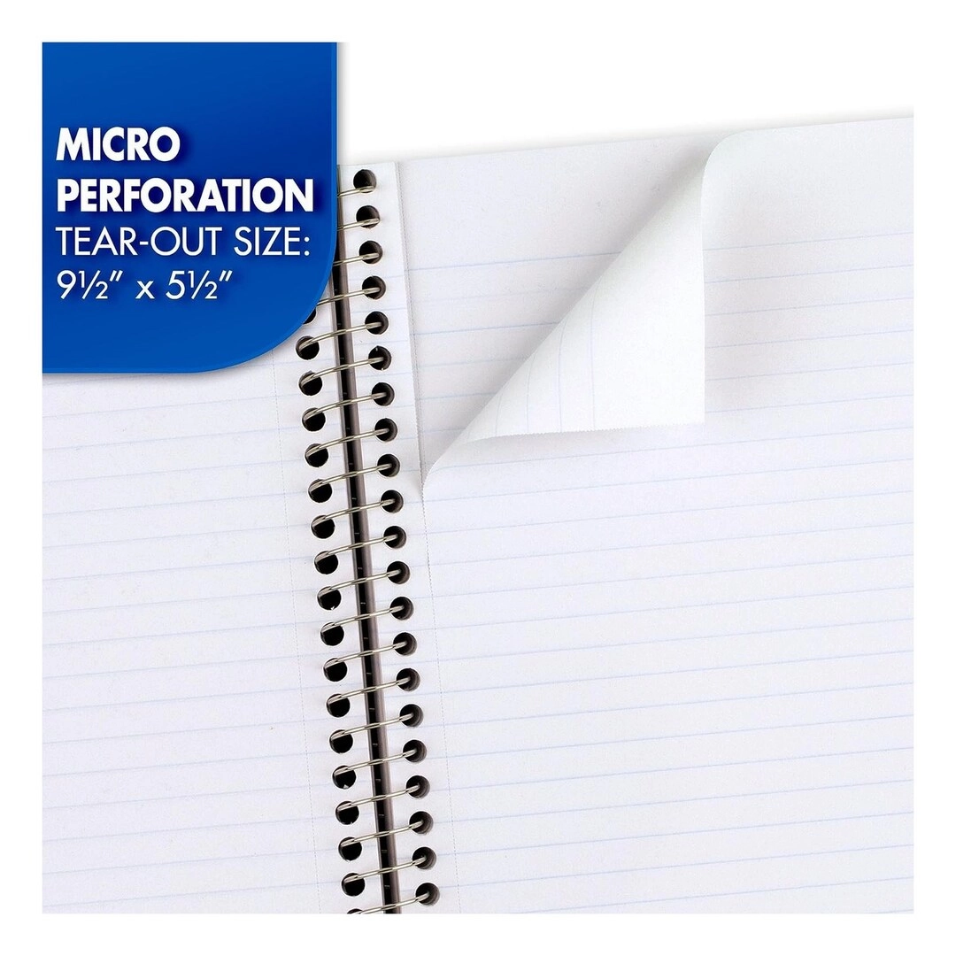3 Subject Notebook Spiral - Lined 150 Sheets