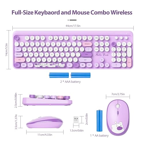 Wireless Keyboard & Mouse Set - US Wireless
