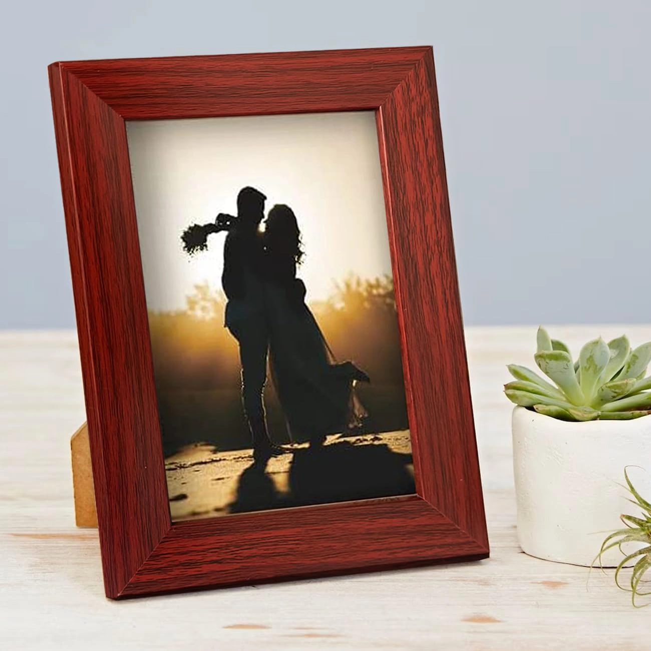 Edge Square Single Picture Frame - 4x6 Inch 1