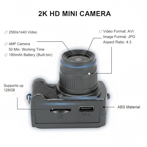 2K HD Miniature Camera