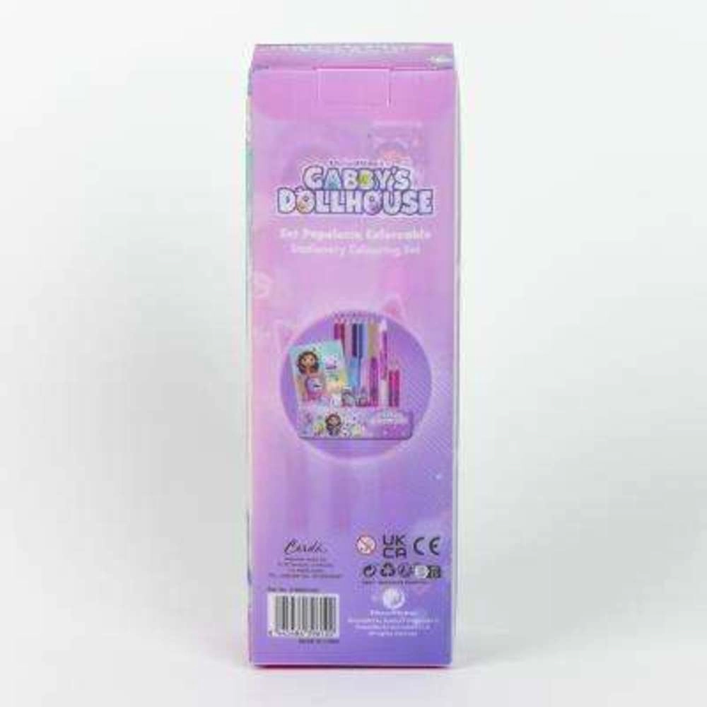 Trolley Colorable Stationery Set - 3 colored markers 3 colored pencils