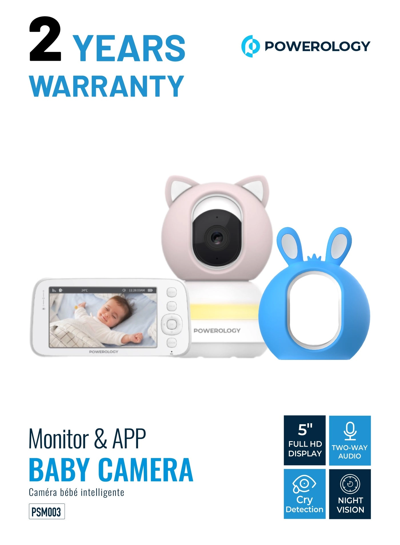 Baby Camera with Monitor and APP - 5 in
