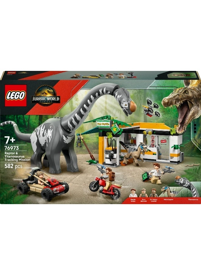 Jurassic World Raptor & Titanosaurus Tracking Mission (76973)