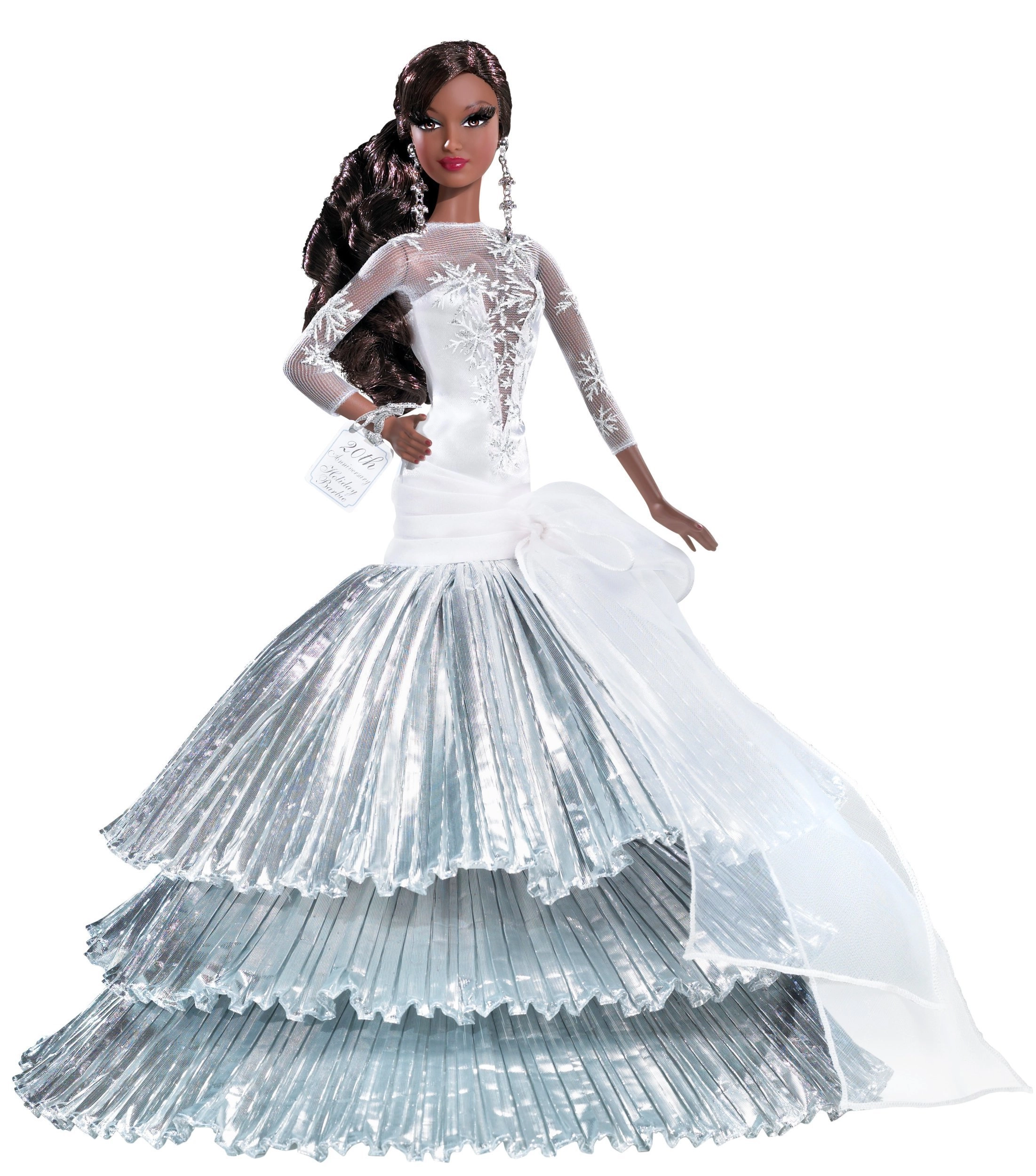 Barbie Collector Holiday Doll - 2008 Silver White Ages 6+