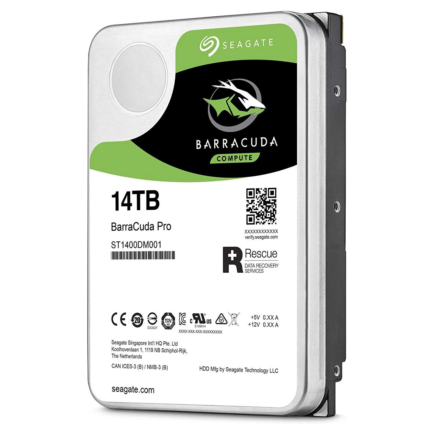 Seagate BarraCuda Pro 3.5" 7200rpm 256MB SATA 6Gb/s (ST14000DM001) - 14TB