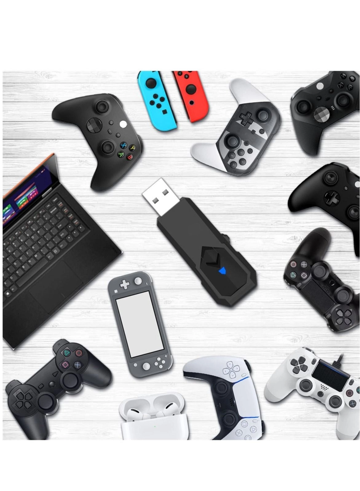 Wireless Controller Adapter - Wireless PS5 Windows Nintendo Switch