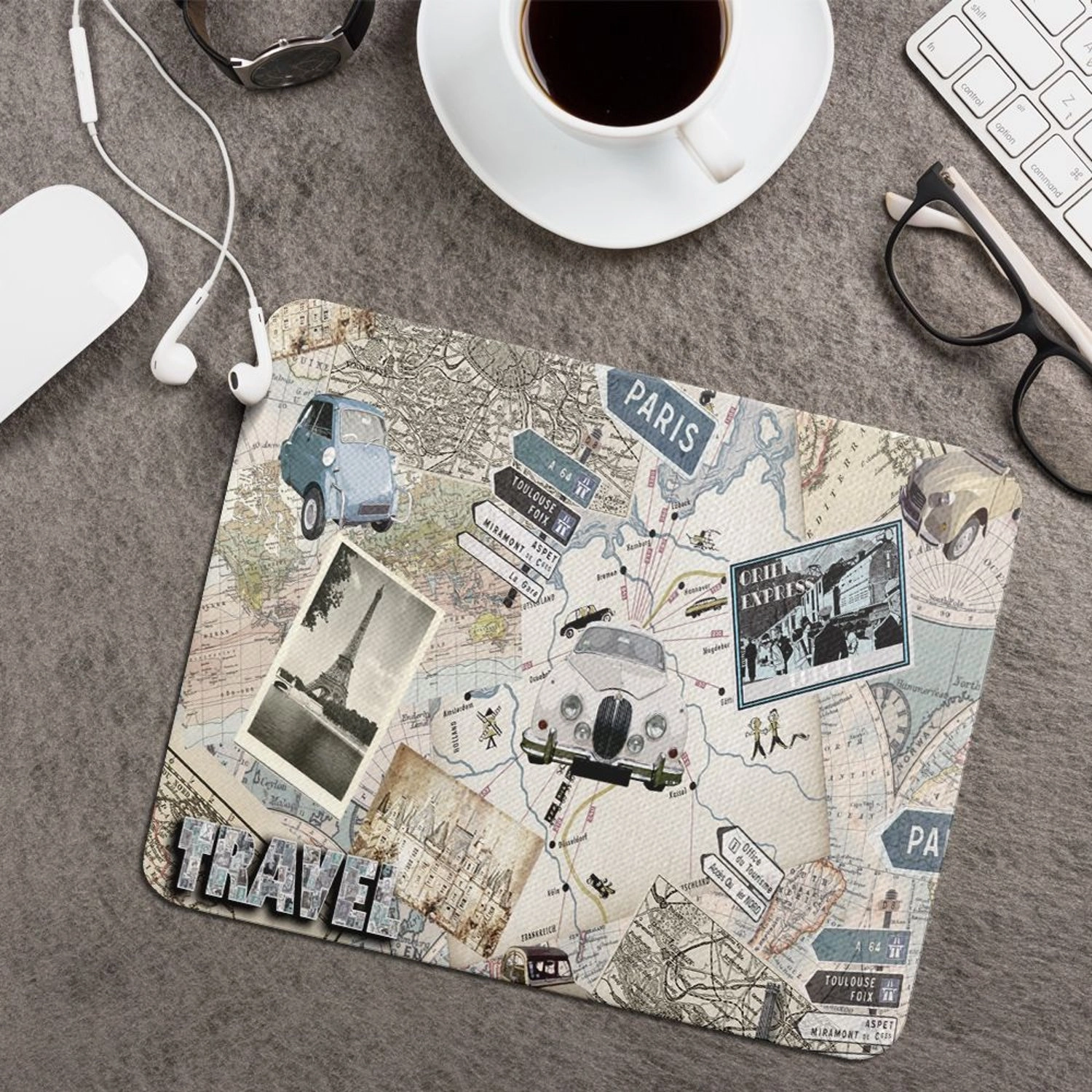 95662 Neoprene Mouse Pad - 22x18 cm