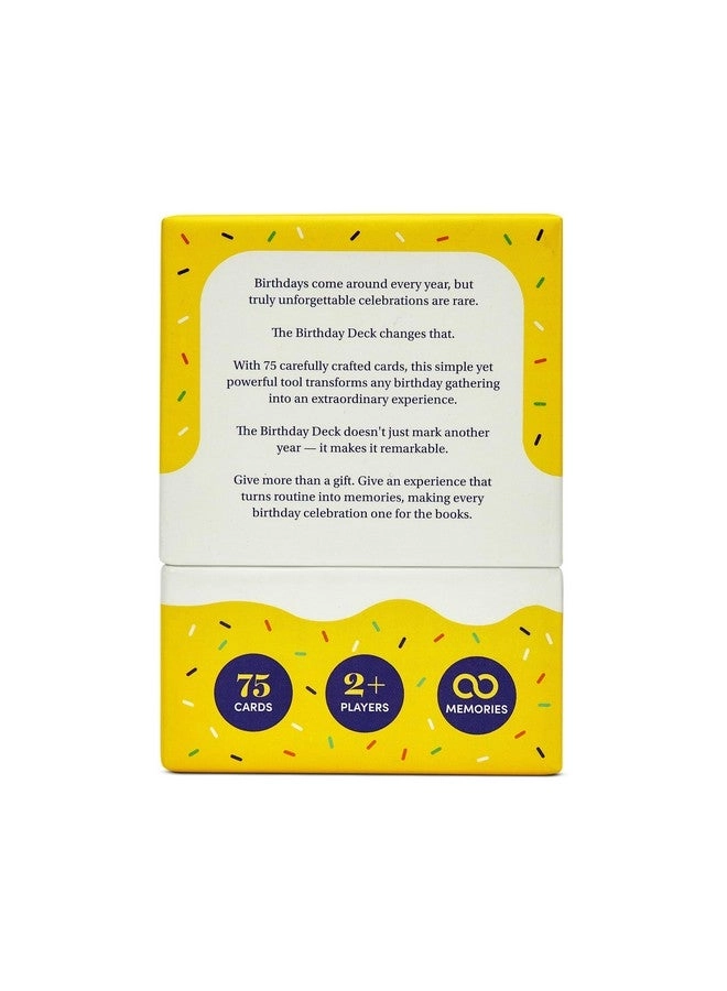 Birthday Deck - 75 Conversation Cards Party Card Games