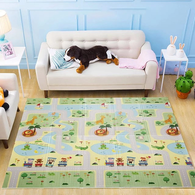 Double Sided XPE Foam Mat - Safari Park 1+